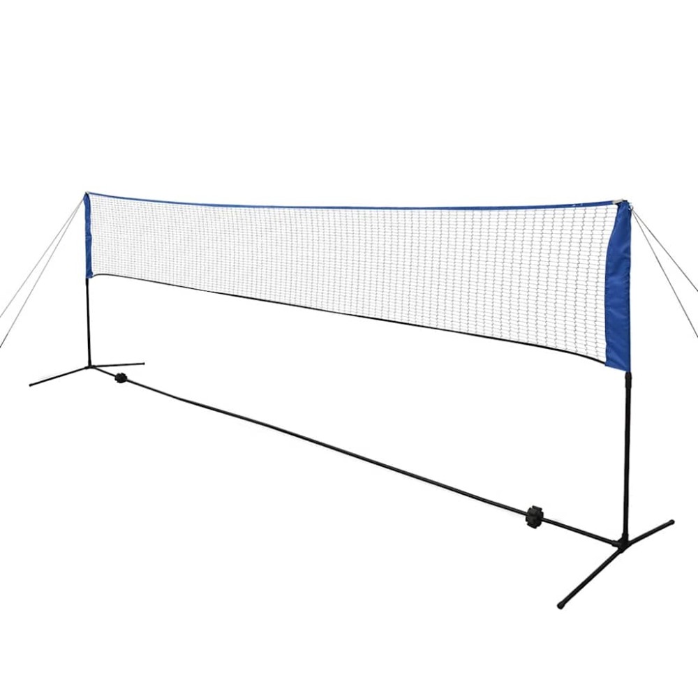 vidaXL Σετ Φιλέ Μπάντμιντον 500 x 155 εκ. με Μπαλάκια Μπάντμιντον