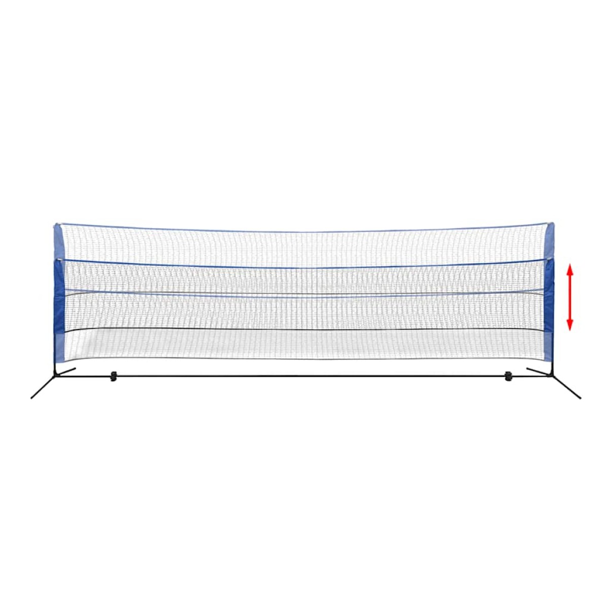 vidaXL Σετ Φιλέ Μπάντμιντον 500 x 155 εκ. με Μπαλάκια Μπάντμιντον