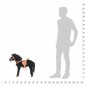 vidaXL Παιχνίδι Άλογο σε Όρθια Στάση Μαύρο Λούτρινο
