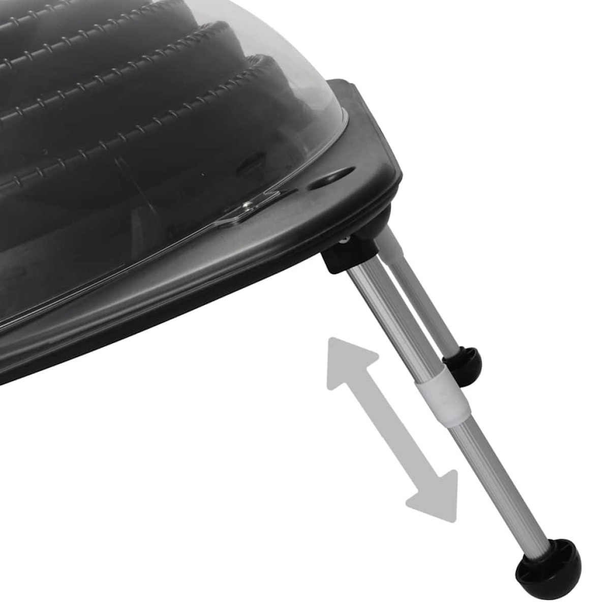 vidaXL Θερμαντικό Πισίνας Ηλιακό 75 x 75 x 36 εκ. από HDPE / Αλουμίνιο