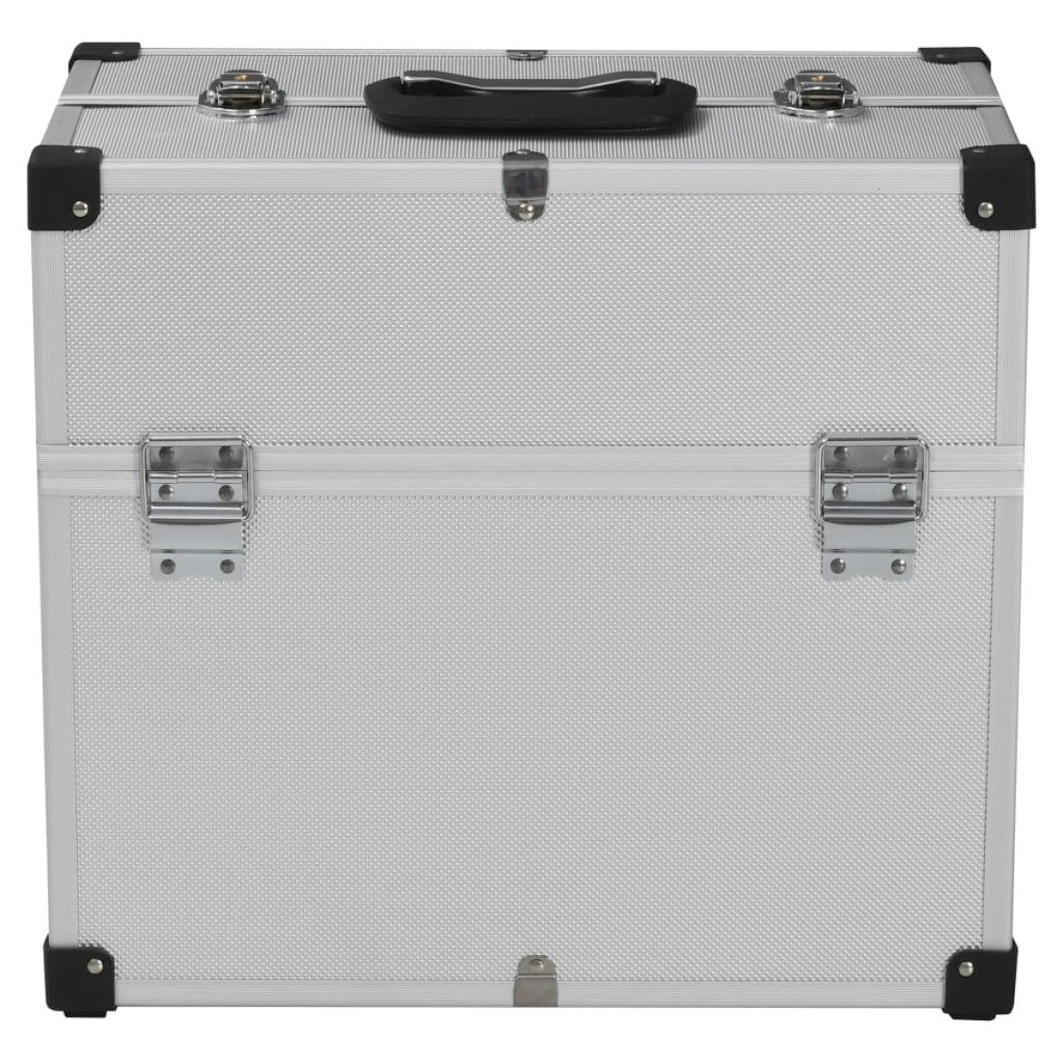 vidaXL Εργαλειοθήκη Ασημί 38 x 22,5 x 34 εκ. Αλουμινίου