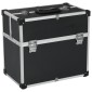vidaXL Εργαλειοθήκη Μαύρη 38 x 22,5 x 34 εκ. από Αλουμίνιο