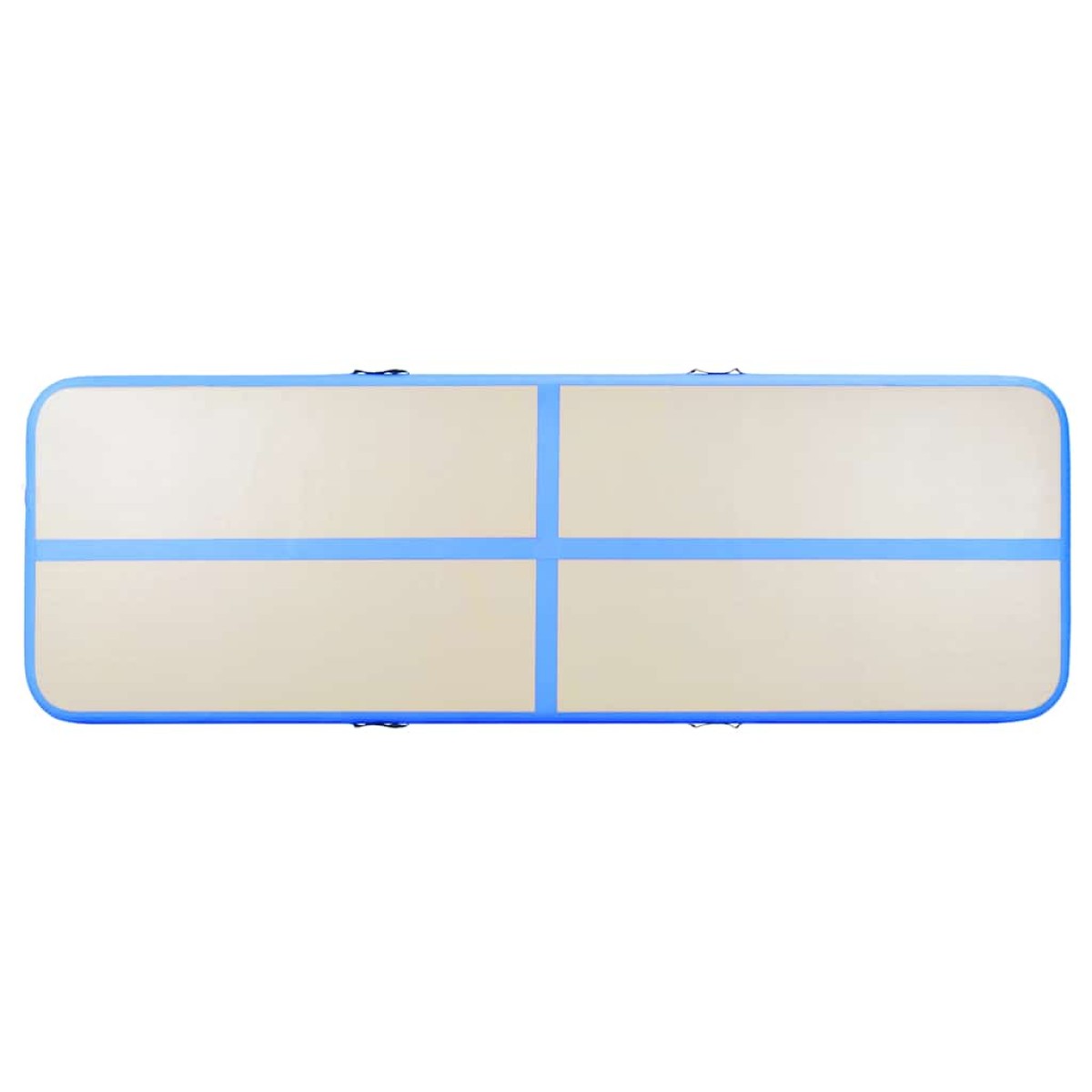 vidaXL Στρώμα Ενόργανης Φουσκωτό Μπλε 400 x 100 x 10 εκ. PVC με Τρόμπα