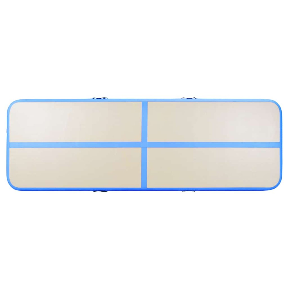 vidaXL Στρώμα Ενόργανης Φουσκωτό Μπλε 500 x 100 x 10 εκ. PVC με Τρόμπα