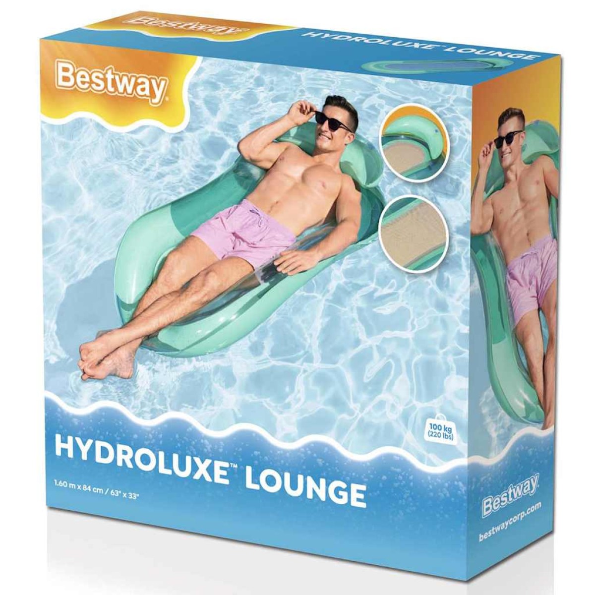 Bestway Στρώμα Θαλάσσης Φουσκωτό Aqua Lounge