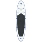 vidaXL Σετ Σανίδας Stand Up Paddle / Surf Φουσκωτό Μπλε και Λευκό