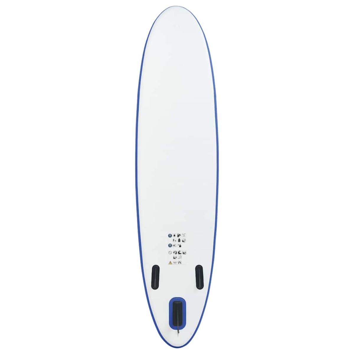 vidaXL Σετ Σανίδας Stand Up Paddle / Surf Φουσκωτό Μπλε και Λευκό