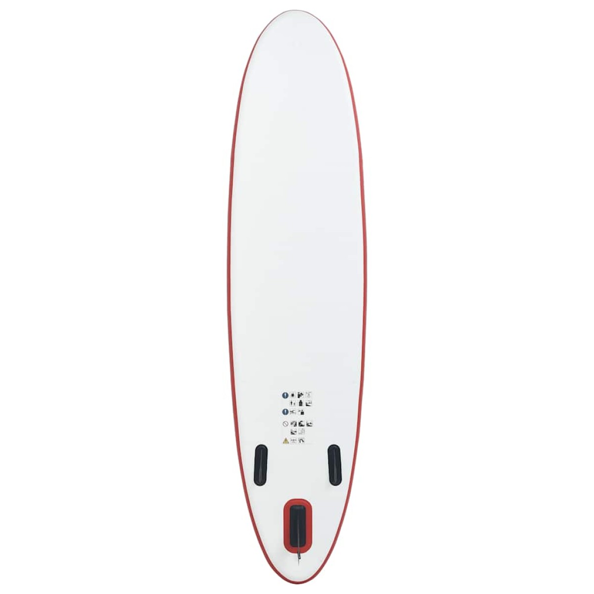 vidaXL Σετ Σανίδας Stand Up Paddle / Surf Φουσκωτό Κόκκινο και Λευκό