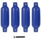 vidaXL Μπαλόνια Σκάφους 4 τεμ. Μπλε 41 x 11,5 εκ. από PVC