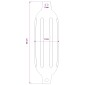 vidaXL Μπαλόνια Σκάφους 4 τεμ. Λευκά 41 x 11,5 εκ. από PVC