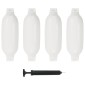 vidaXL Μπαλόνια Σκάφους 4 τεμ. Λευκά 41 x 11,5 εκ. από PVC