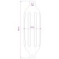 vidaXL Μπαλόνια Σκάφους 4 τεμ. Λευκά 51 x 14 εκ. από PVC