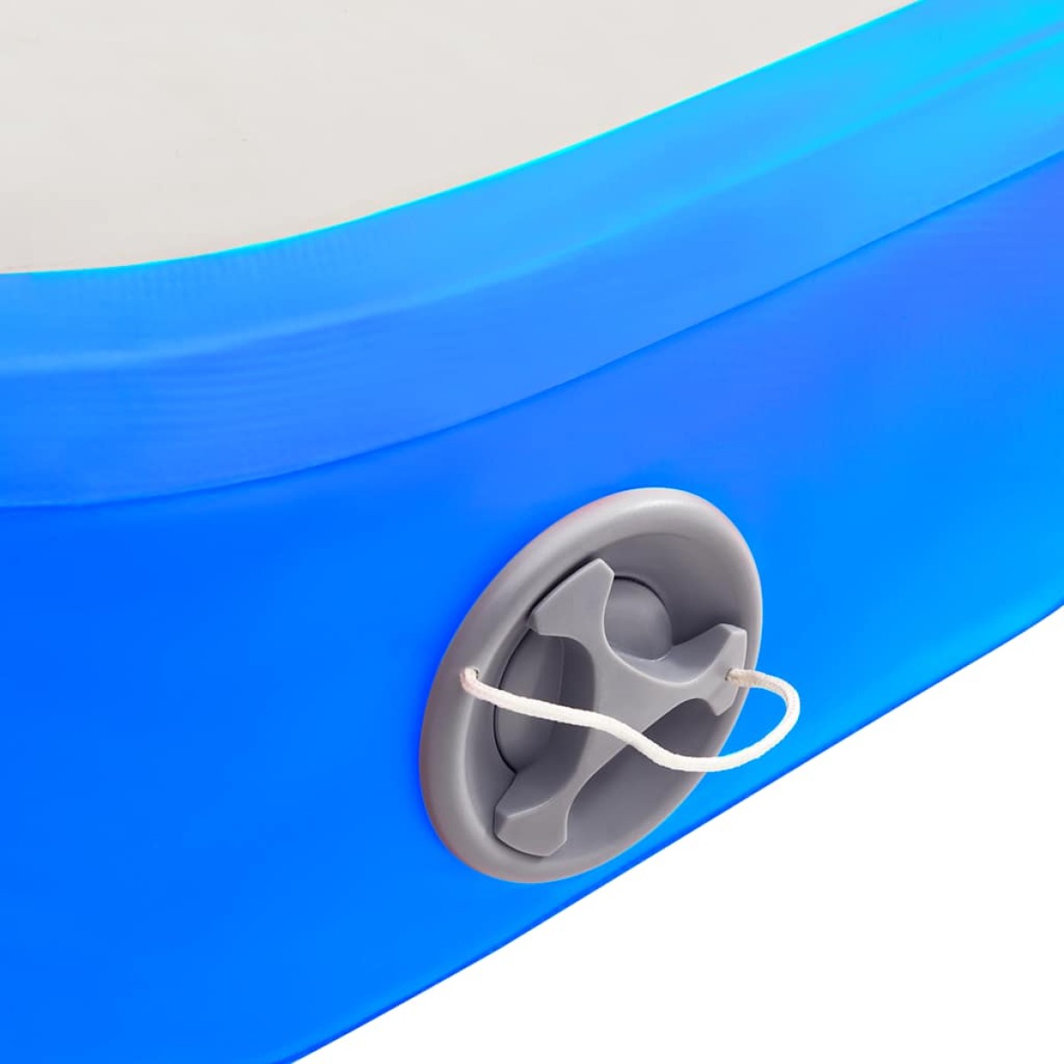 vidaXL Στρώμα Ενόργανης Φουσκωτό Μπλε 60x100x15 εκ. από PVC με Τρόμπα