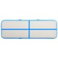 vidaXL Στρώμα Ενόργανης Φουσκωτό Μπλε 500 x 100 x 15 εκ. PVC με Τρόμπα
