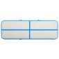 vidaXL Στρώμα Ενόργανης Φουσκωτό Μπλε 300 x 100 x 20 εκ. PVC με Τρόμπα