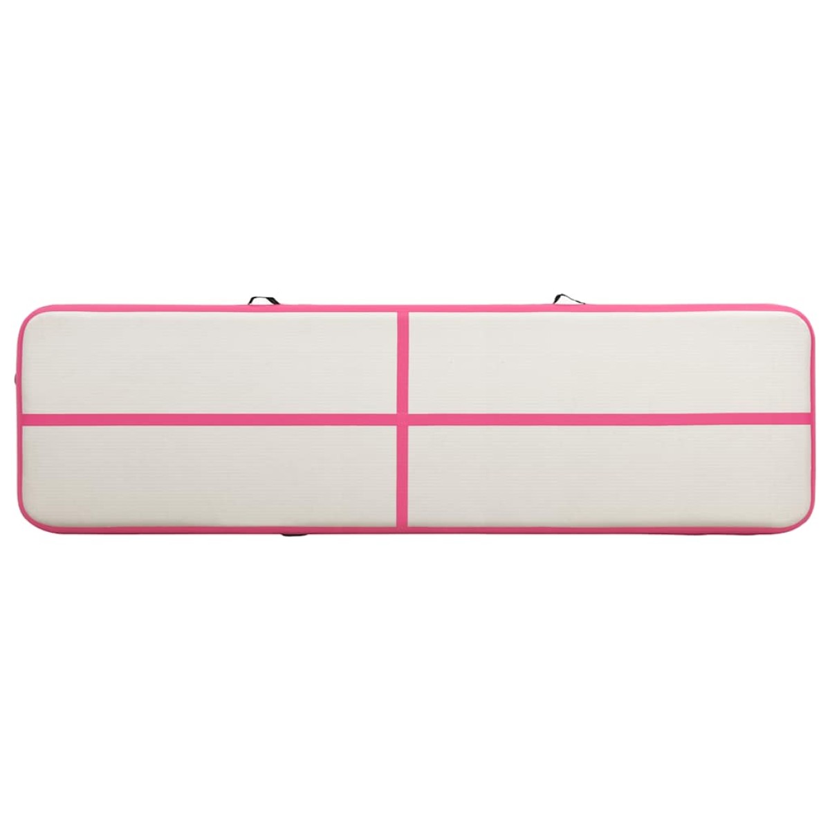 vidaXL Στρώμα Ενόργανης Φουσκωτό Ροζ 600 x 100 x 20 εκ. PVC με Τρόμπα