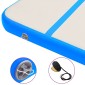 vidaXL Στρώμα Ενόργανης Φουσκωτό Μπλε 600 x 100 x 20 εκ. PVC με Τρόμπα