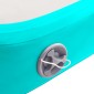 vidaXL Στρώμα Ενόργανης Φουσκωτό Πράσινο 600x100x20 εκ. PVC με Τρόμπα