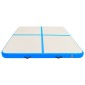 vidaXL Στρώμα Ενόργανης Φουσκωτό Μπλε 200 x 200 x 10 εκ. PVC με Τρόμπα