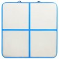 vidaXL Στρώμα Ενόργανης Φουσκωτό Μπλε 200 x 200 x 10 εκ. PVC με Τρόμπα