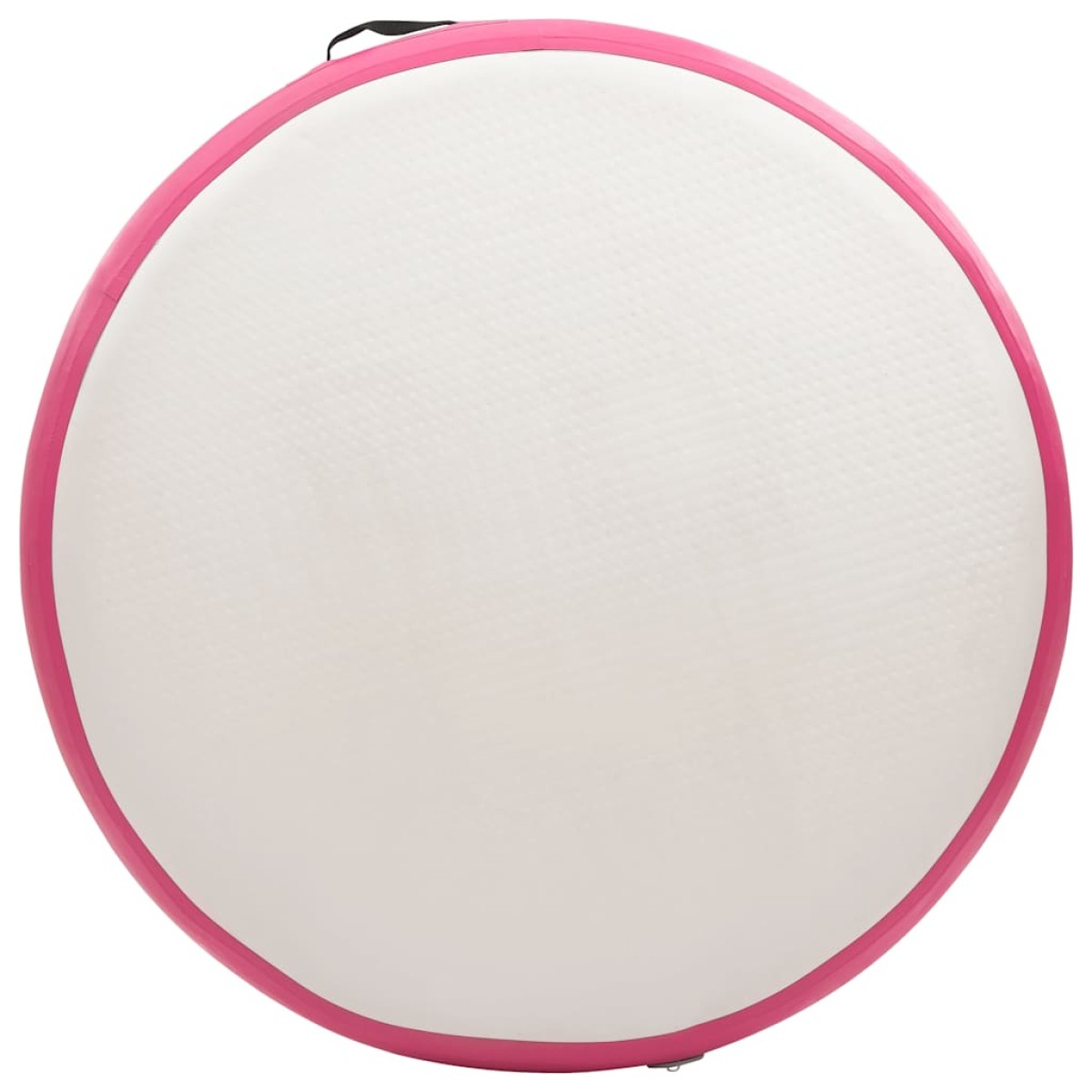 vidaXL Στρώμα Γυμναστικής Φουσκωτό Ροζ 100x100x10 εκ. PVC με Τρόμπα