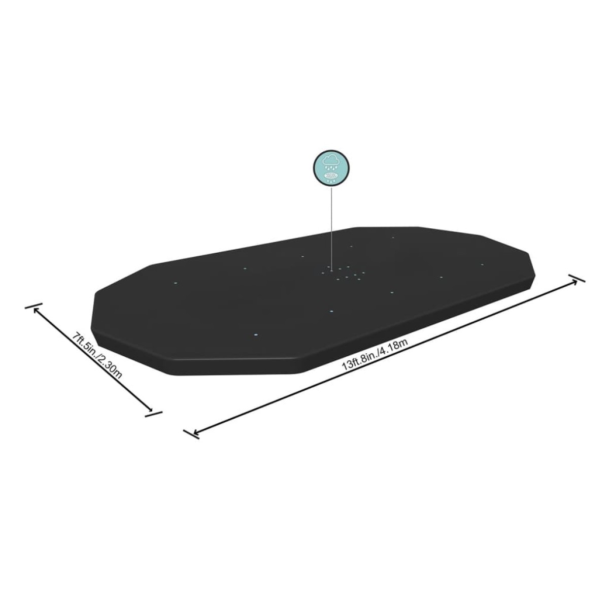 Bestway Κάλυμμα Πισίνας Flowclear 418 x 230 εκ.