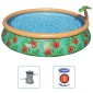 Bestway Φουσκωτή Πισίνα Fast Set Inflatable Paradise Palms 457x84 εκ.