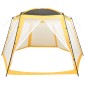 vidaXL Σκίαστρο Πισίνας Κίτρινο 500 x 433 x 250 εκ. Υφασμάτινο