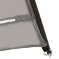 vidaXL Σκίαστρο Πισίνας Γκρι 590 x 520 x 250 εκ. Υφασμάτινο