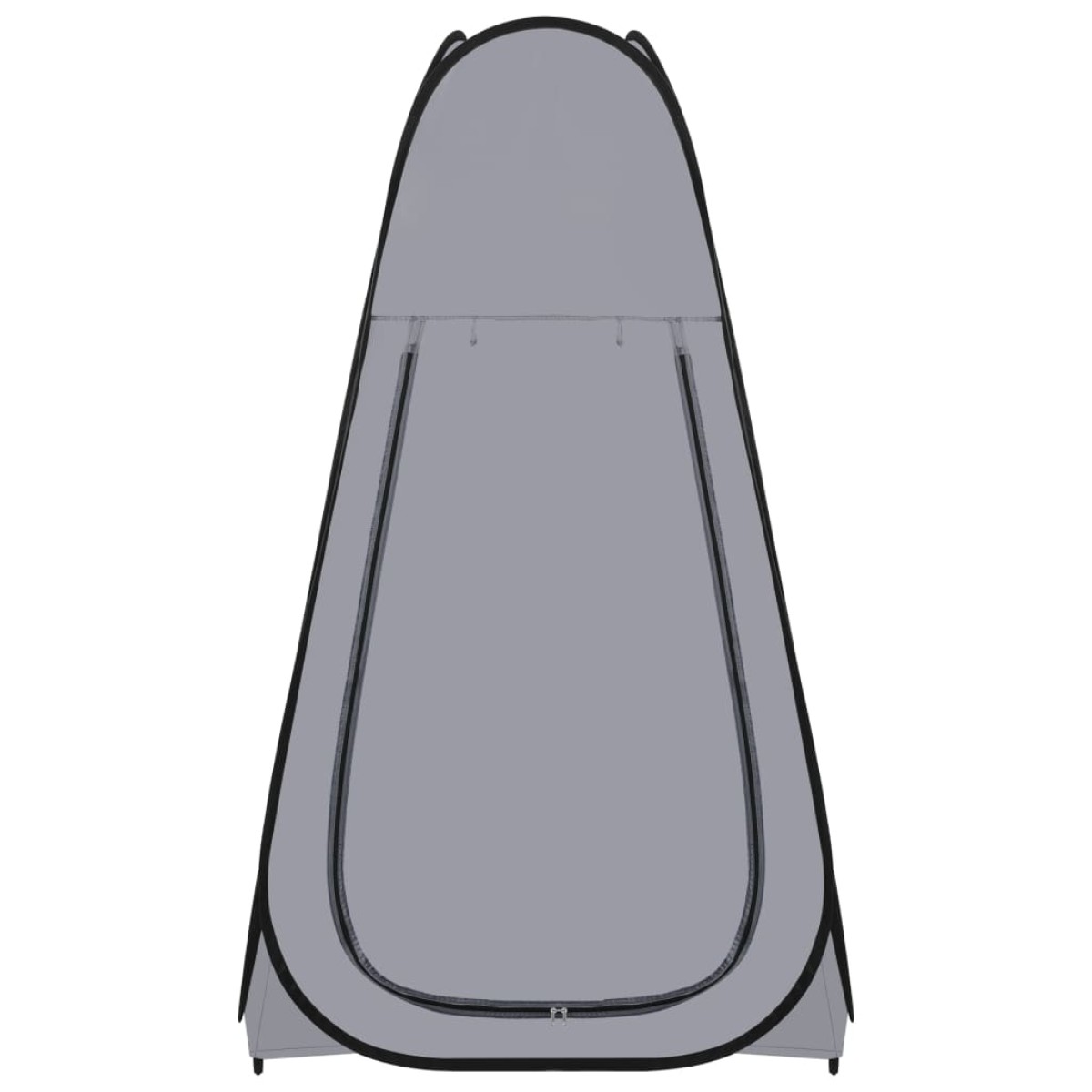 vidaXL Σκηνή Ντουζιέρας Pop Up Γκρι