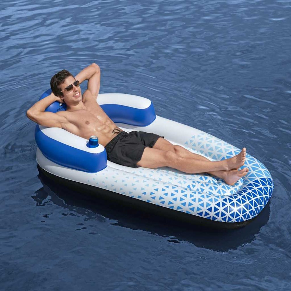 Bestway Φουσκωτό Στρώμα Hydro-Force Μπλε 183 x 97 εκ.