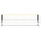 vidaXL Φιλέ Μπάντμιντον Ρυθμιζόμενο 500 x 103 x 94-158 εκ. Μεταλλικό