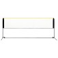 vidaXL Φιλέ Μπάντμιντον Ρυθμιζόμενο 400 x 103 x 94-158 εκ. Μεταλλικό