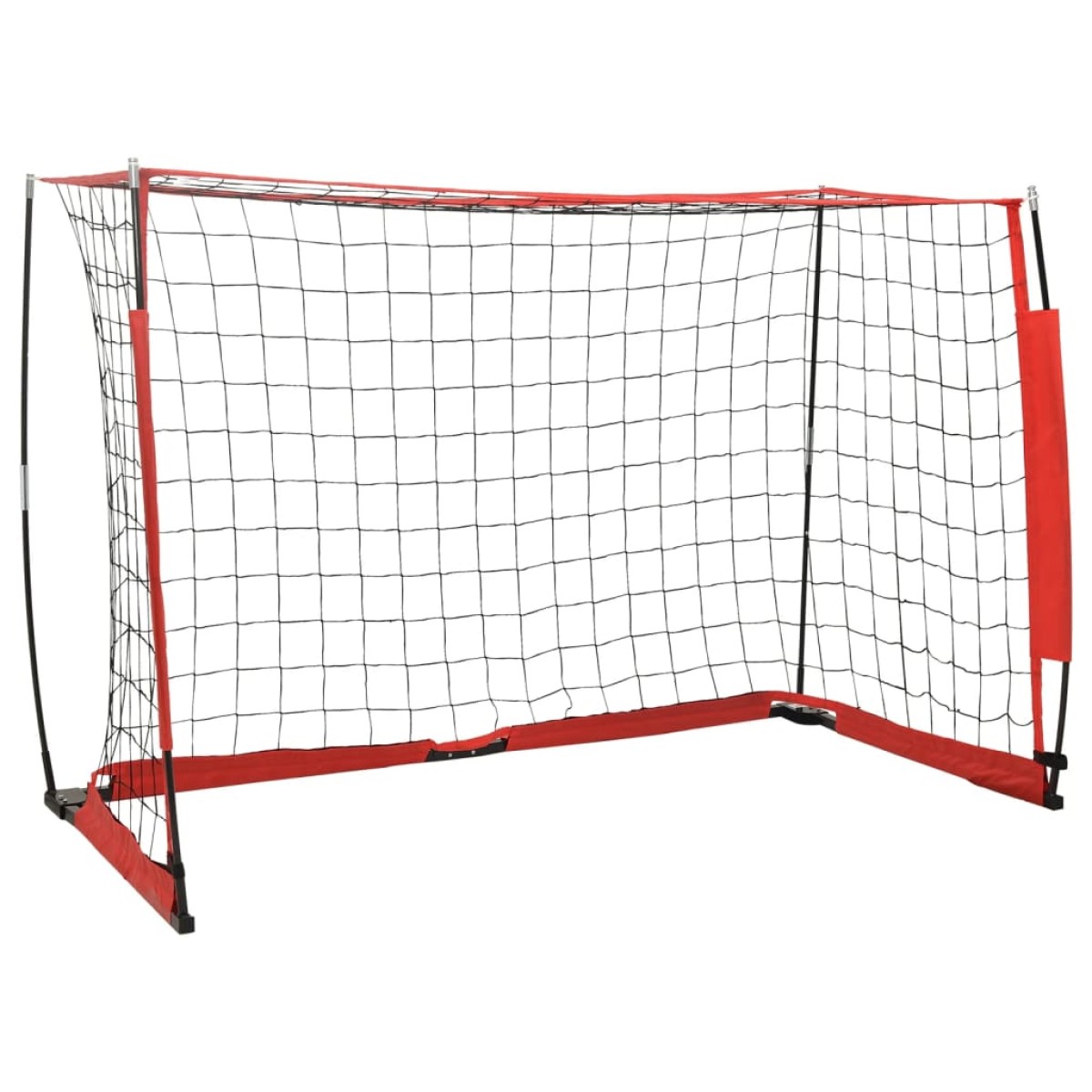 93374 vidaXL Τέρμα Ποδοσφαίρου 184 x 91 x 124,5 εκ. Ατσάλινο