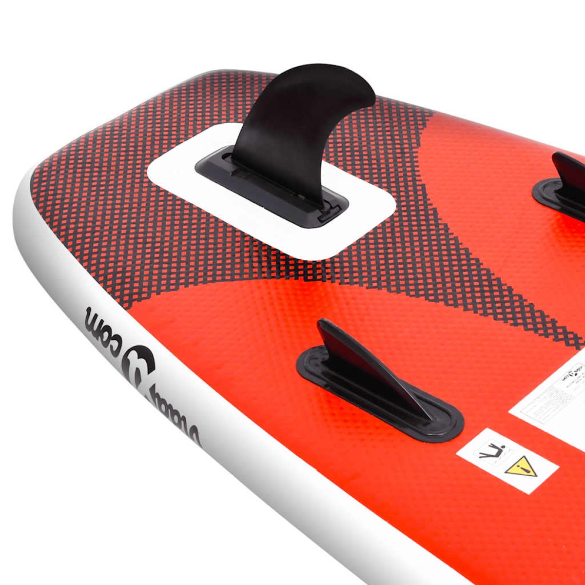 vidaXL Σανίδα SUP Φουσκωτή Σετ Κόκκινη 330 x 76 x 10 εκ.