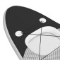 vidaXL Σανίδα SUP Φουσκωτή Σετ Μαύρη 360 x 81 x 10 εκ.