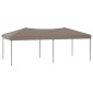 vidaXL Πτυσσόμενη Τέντα Εκδηλώσεων Taupe 3x6 μ.