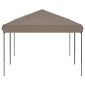 vidaXL Πτυσσόμενη Τέντα Εκδηλώσεων Taupe 3x6 μ.