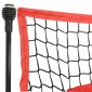 vidaXL Φορητό Δίχτυ Μπέιζμπολ Μαύρο/Κόκκινο 183x105x183 εκ Πολυεστέρας