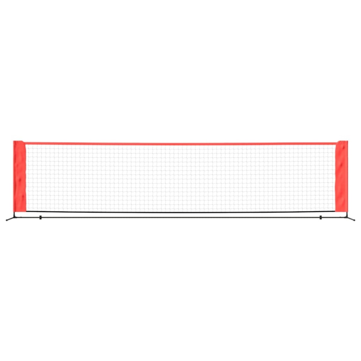 vidaXL Δίχτυ Τένις Μαύρο & Κόκκινο 400x100x87 εκ. από Πολυεστέρα