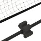 vidaXL Δίχτυ Τένις Μαύρο & Κόκκινο 600x100x87 εκ. από Πολυεστέρα